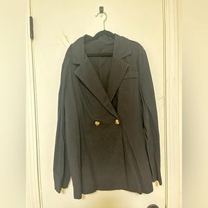 Black light weight blazer